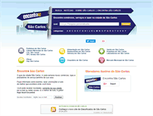 Tablet Screenshot of encontrasaocarlos.com.br